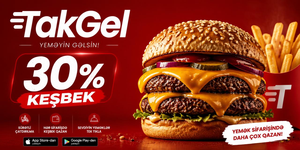 Burger %30 keşbek kampanyası