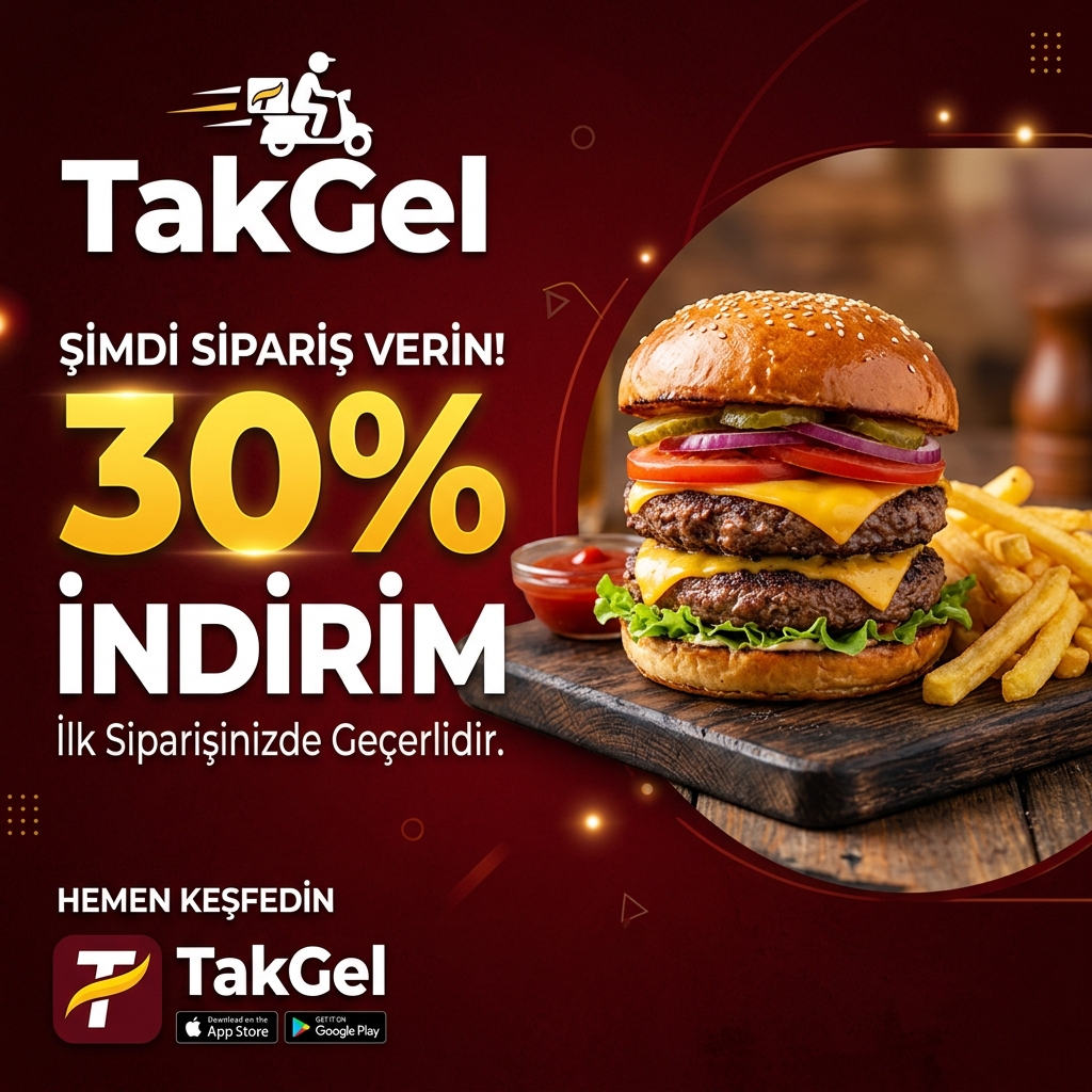 Burger %30 keşbek kampanyası